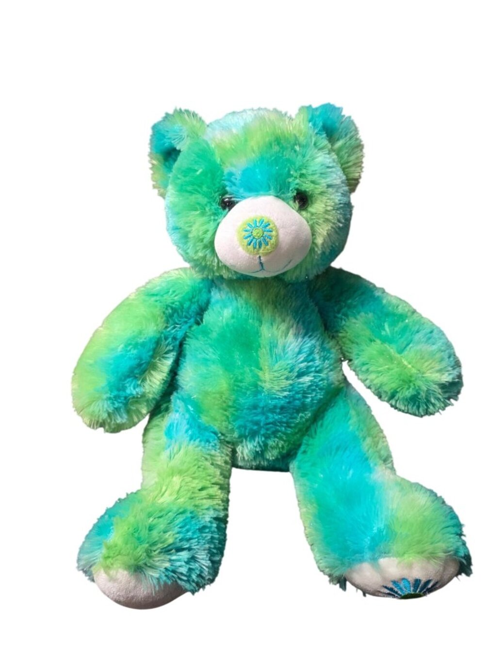 Build-A-Bear Workshop BAB Summer Daisy Flower Plush Tie-Dye